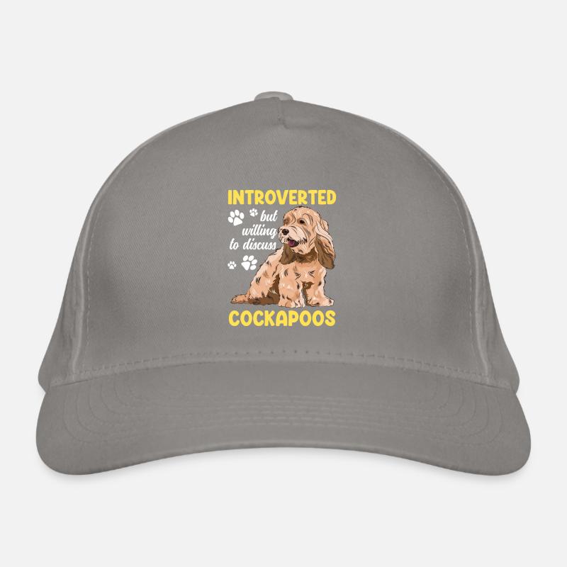 Cockapoo Hund Bio-Baseballkappe