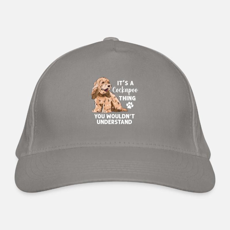 Cockapoo Dog Organic Baseball Cap