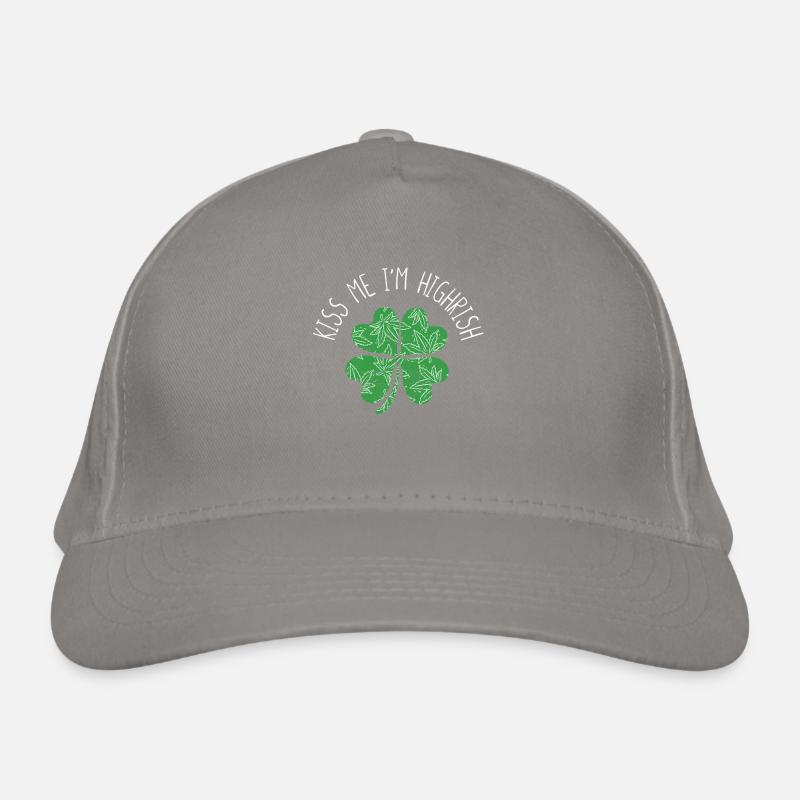 Embrasse-moi à Highrish Irish St Patrick’s Day Grass Casquette classique bio