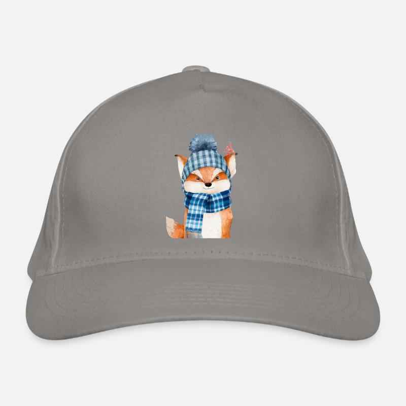 Winter Fox Organic Baseball Cap