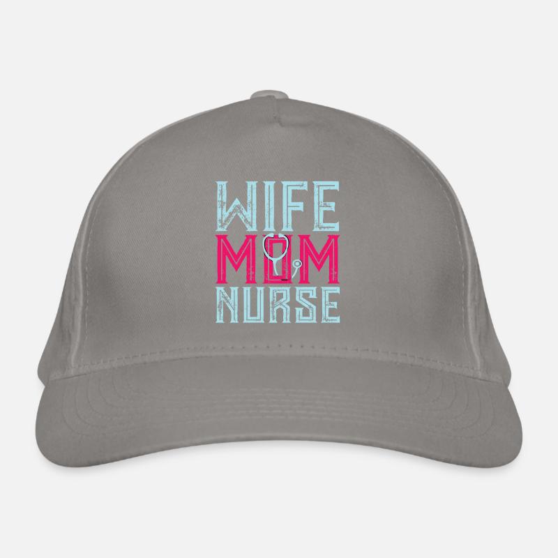 Ehefrau Mutter Krankenschwester Mom Medizin Bio-Baseballkappe