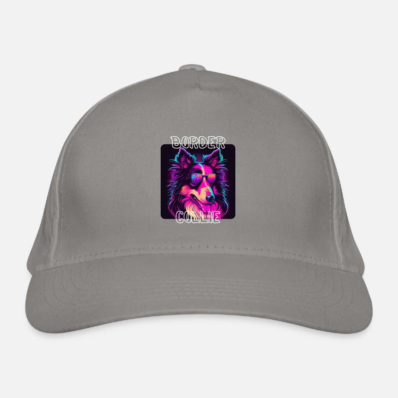 Graffiti Style - Cooler Border Collie 1 Bio-Baseballkappe