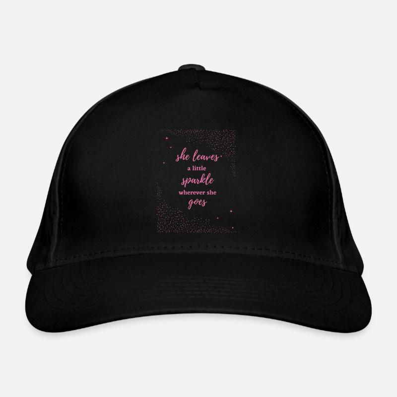 she leaves a little sparkle wherever she goes Bio-Baseballkappe