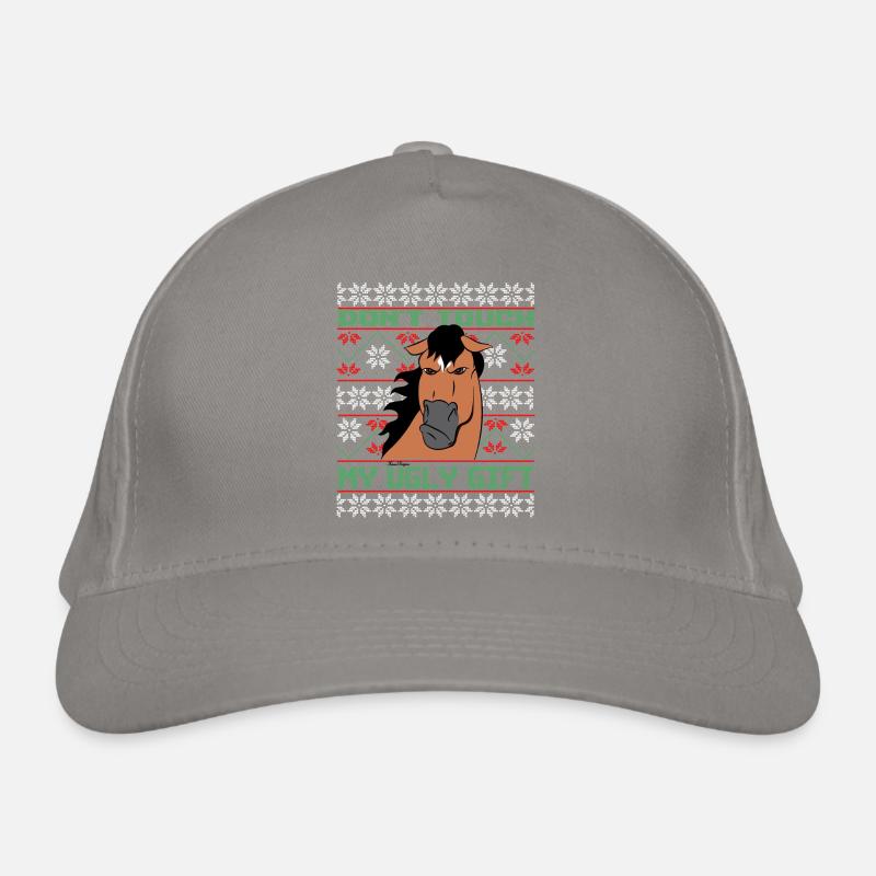 Dont Touch Ugly Brauner Pferd Rider Winter Bio-Baseballkappe