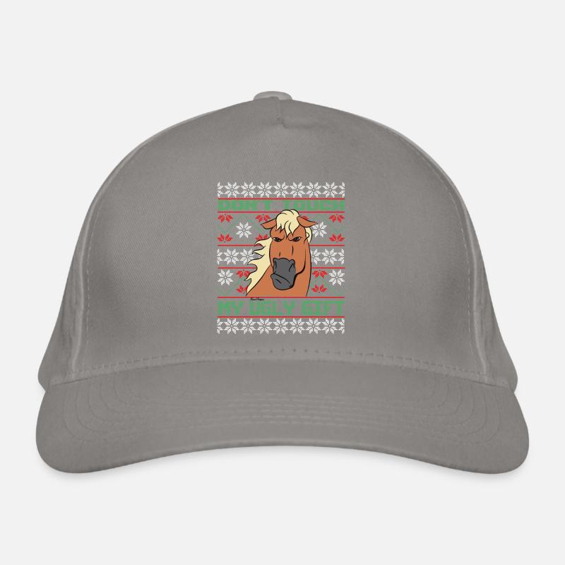 Dont Touch Ugly Brauner Pferd Rider Winter Bio-Baseballkappe