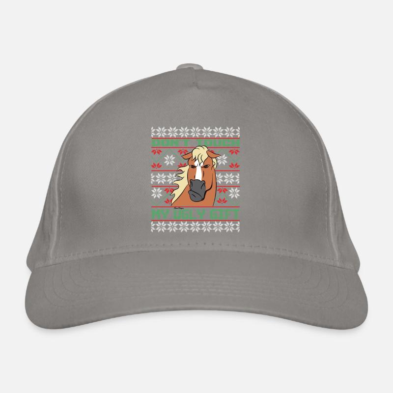 Dont Touch Ugly Brauner Pferd Rider Winter Bio-Baseballkappe