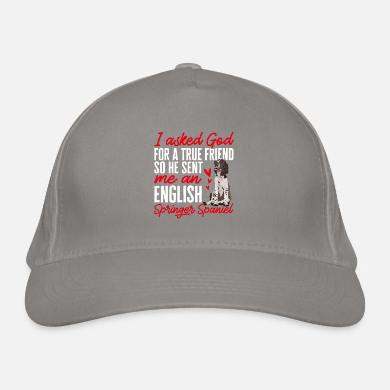 English Springer Spaniel Dog Organic Baseball Cap