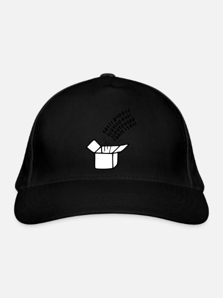 OpenSource Code - Casquette classique bio - noir - Devant