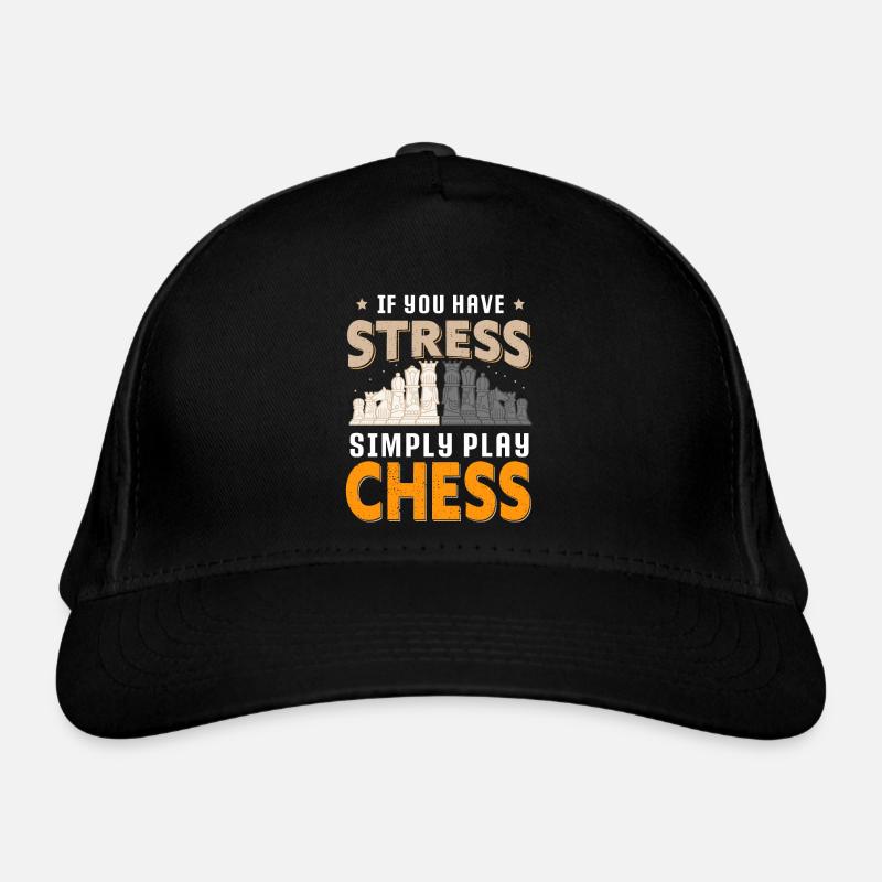 Chess Tournament Coach Chess piece Queen Chess Day Organic Baseball Cap