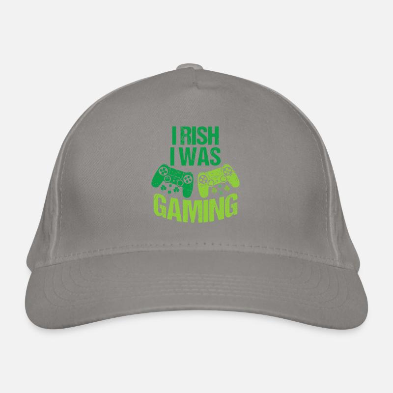 Irish I Was Gaming St Patrick's Day Bio-Baseballkappe