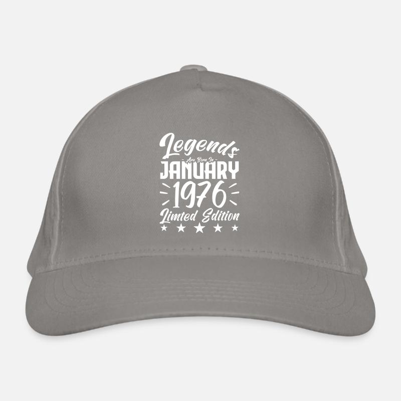 Naissance En Janvier 1976. Cadeau d'anniversaire. Casquette classique bio