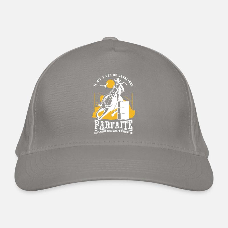 Drôle de cavalière de cheval Casquette classique bio