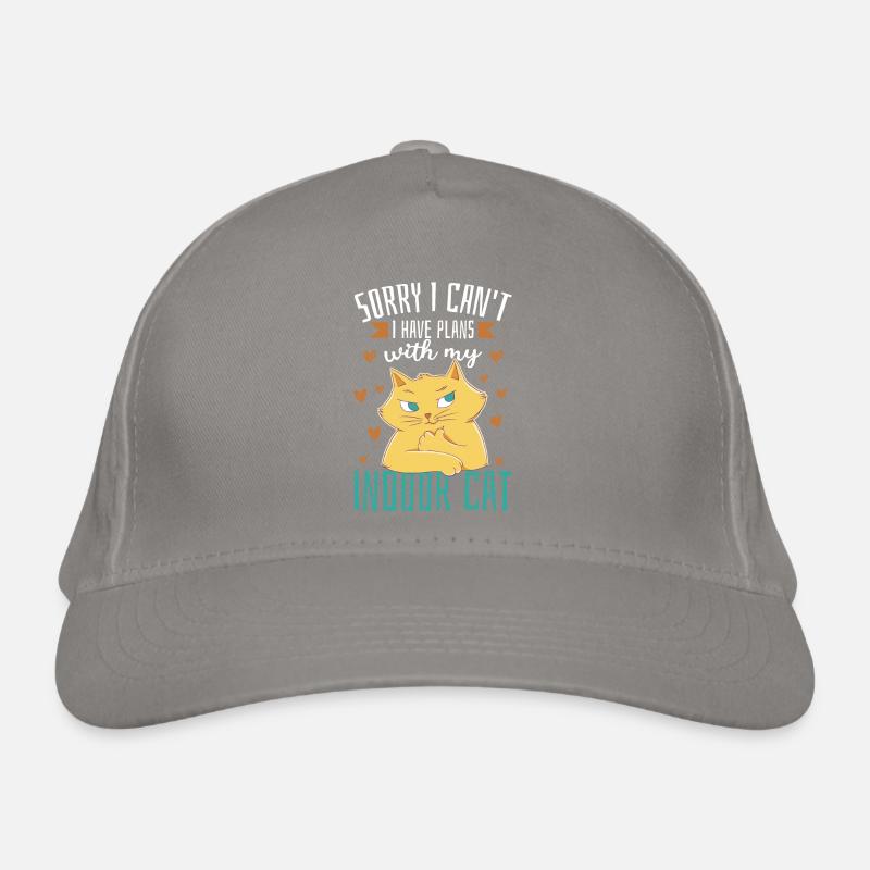 J’ai des projets avec mon chat d’intérieur Casquette classique bio