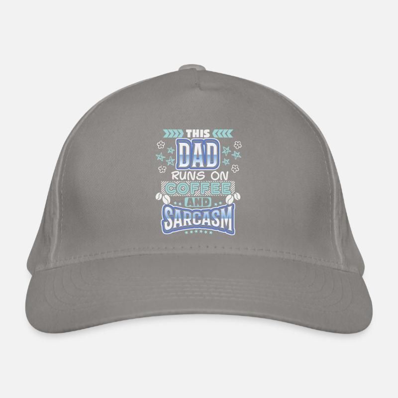 Daddy, daddy-daddy coffee, sarcasm saying Organic Baseball Cap