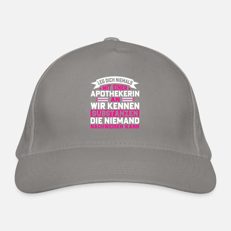 Apothekerin Substanzen Geschenkidee Nachweisen Bio-Baseballkappe
