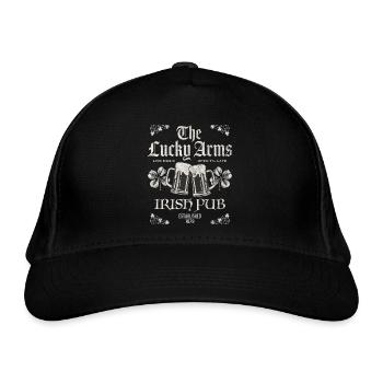 Lucky Arms Irish Pub - Organic Baseball Cap - black - Front