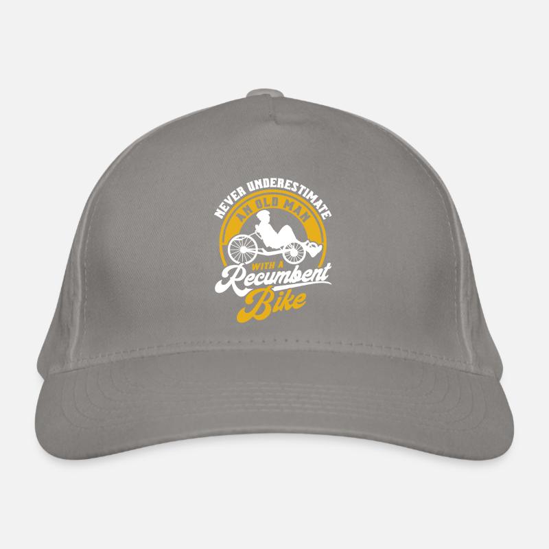 Vélo couché Cycliste couché Casquette classique bio