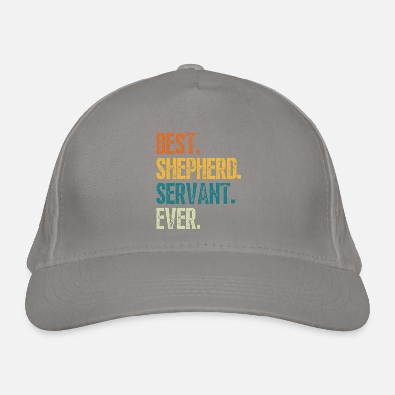 MEILLEUR SERVITEUR BERGER DE TOUS LES TEMPS Casquette classique bio