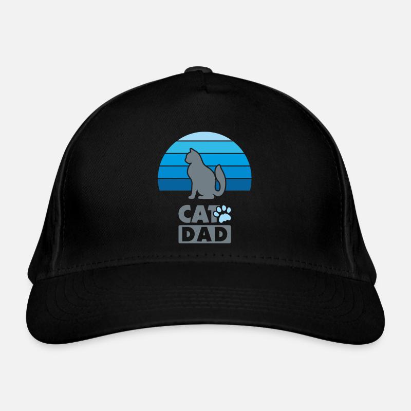 Papa chat Casquette classique bio