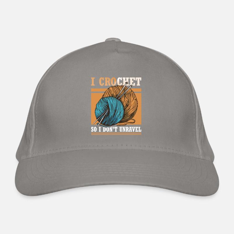 Gift - knitting crochet sewing wool Organic Baseball Cap