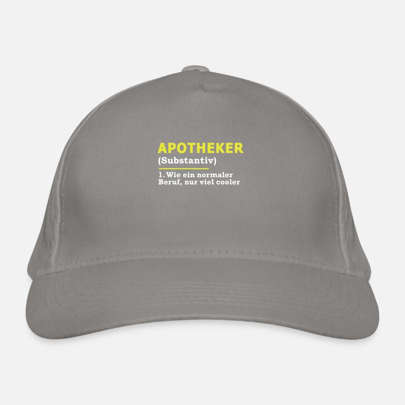Apotheker Bio-Baseballkappe