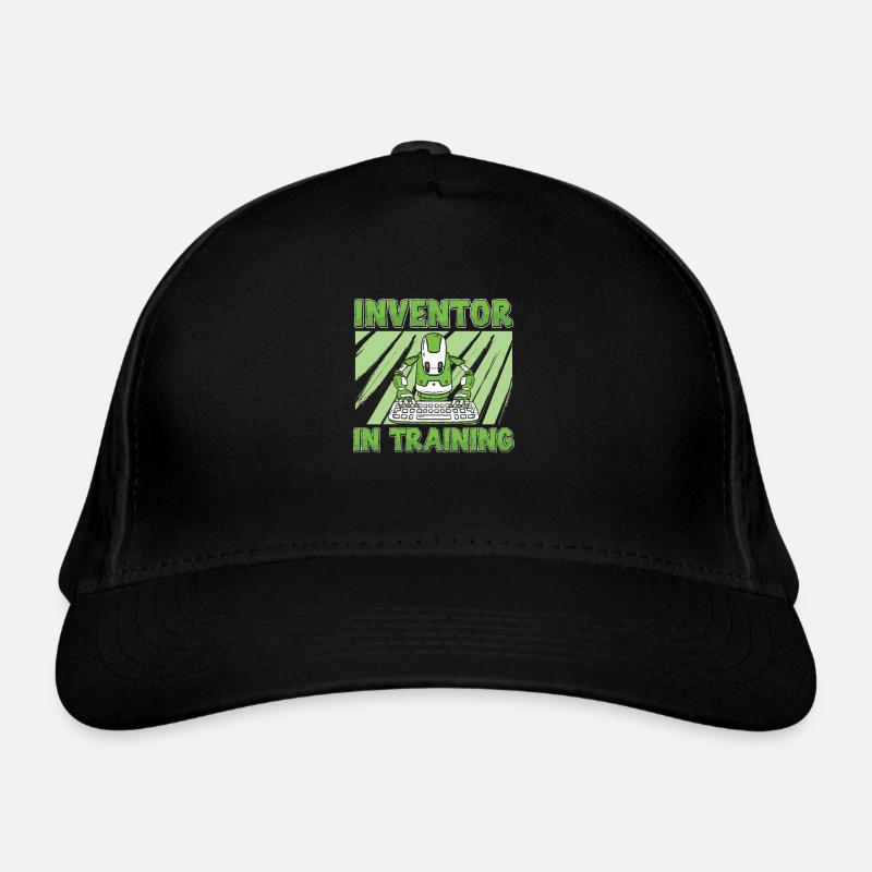 Funny Inventor In Training For A Future Robotics Organic Baseball Cap