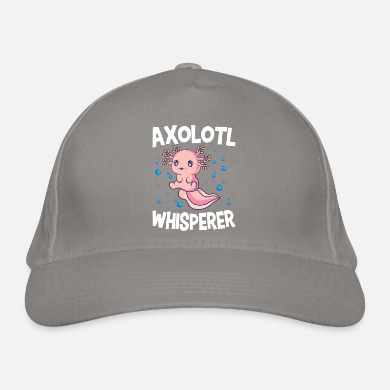 Axolotl Whisperer Mexican Salamander Axolotl Organic Baseball Cap