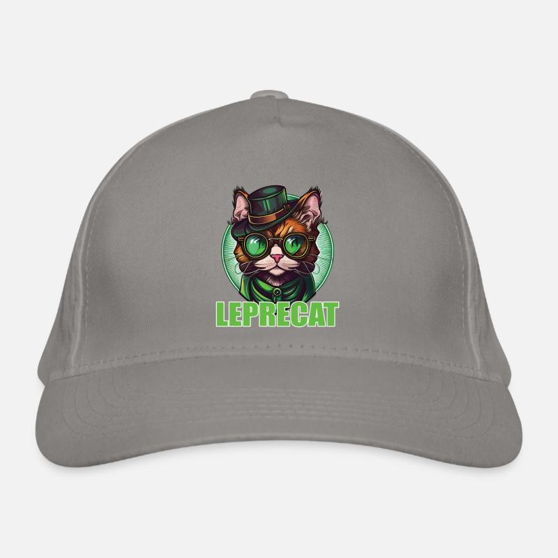Chat de la Saint-Patrick Casquette classique bio