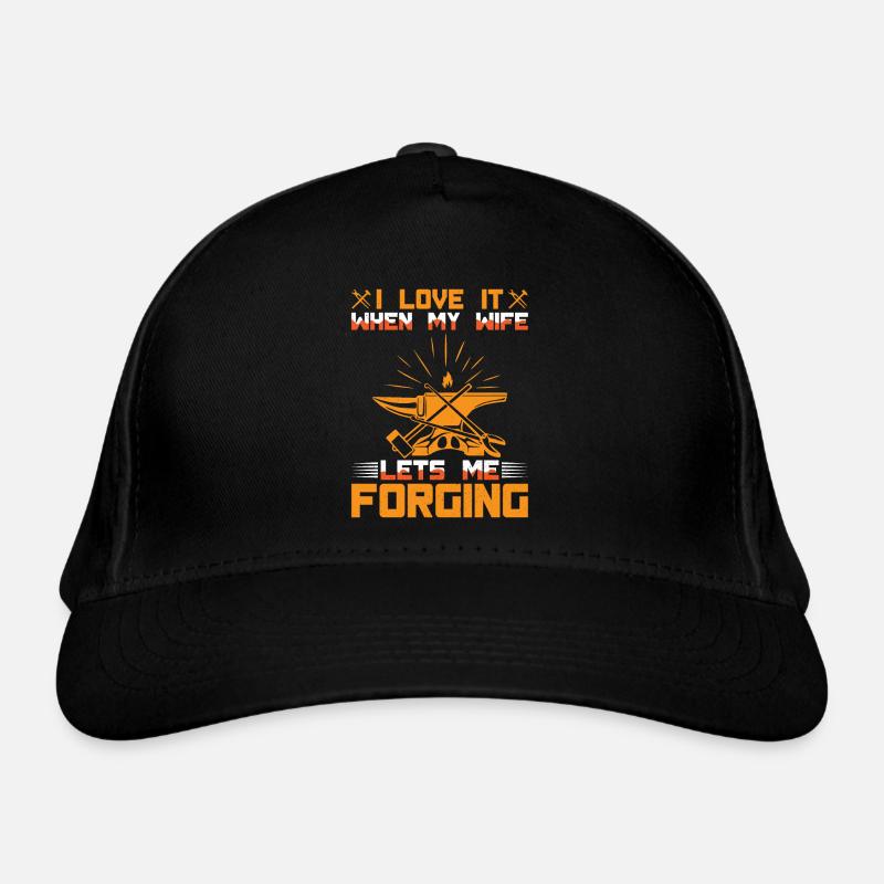 I Love It When My Wife Lets Me Forging Gift Idea Bio-Baseballkappe