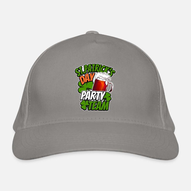 St Patrick’s Day - Party Team - Shamrock Casquette classique bio