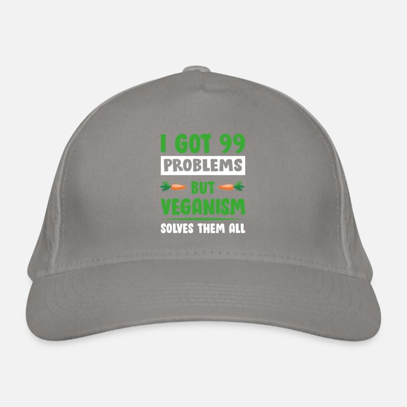 99 Vegan Problems Organic Baseball Cap