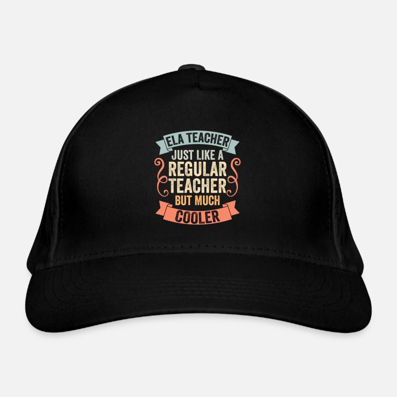 Professeur ELA vintage comme un enseignant régulier Casquette classique bio