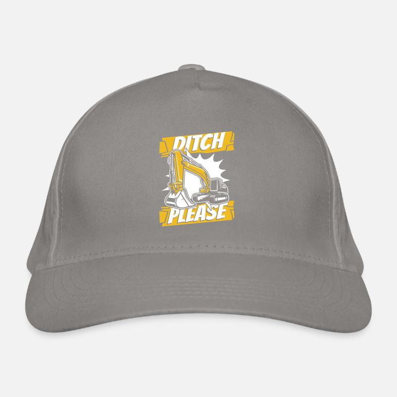 Ditch Please Seilbagger Raupenbagger Excavator Bio-Baseballkappe