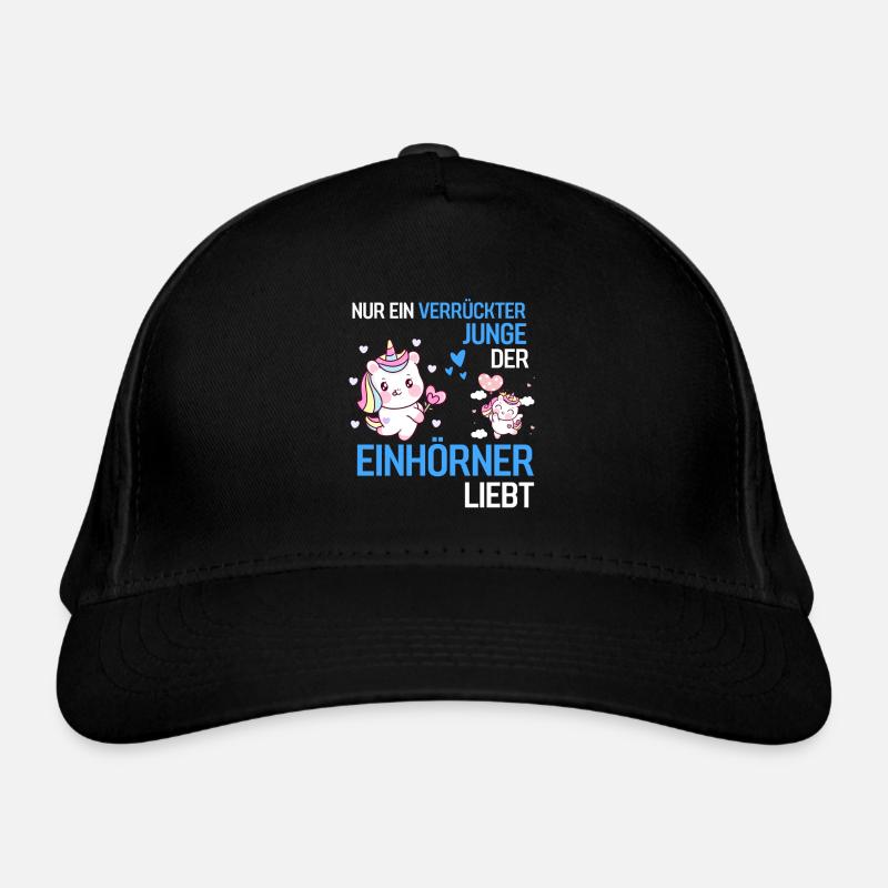 Jungs Einhörner Fantasy Tier Geschenk Einhorn Bio-Baseballkappe