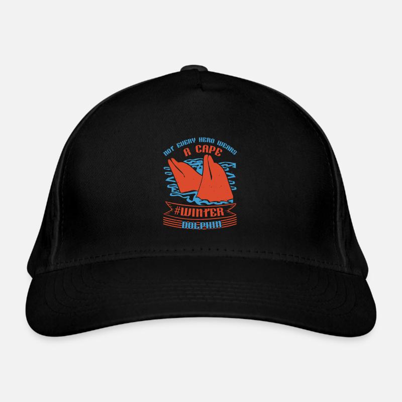 EIN KAP-WINTERDELFIN Bio-Baseballkappe