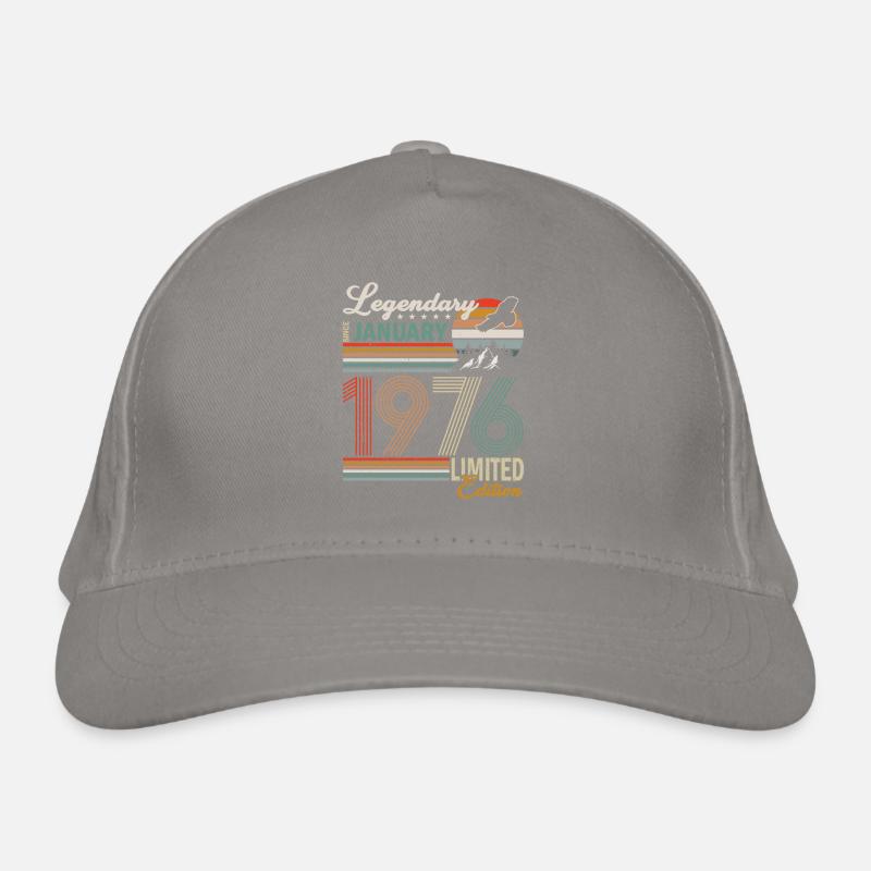 Legenden sind im Januar 1976 geboren Bio-Baseballkappe