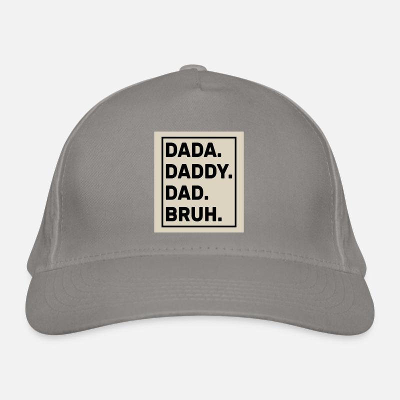 Dada Daddy Dad Bruh Organic Baseball Cap
