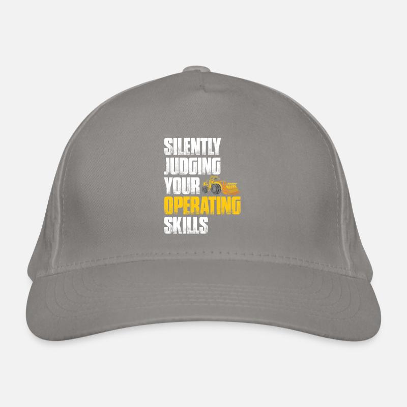Construction machinery operator Excavator driver Excavator driver Construction workers Organic Baseball Cap