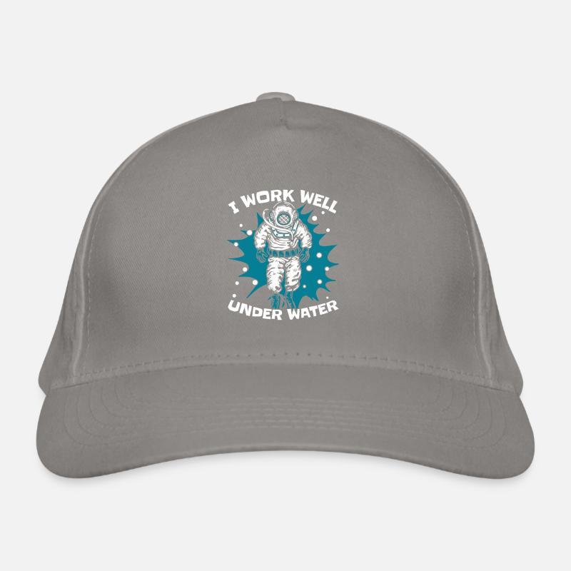 I Work Well Under Water Diving Mask Organic Baseball Cap