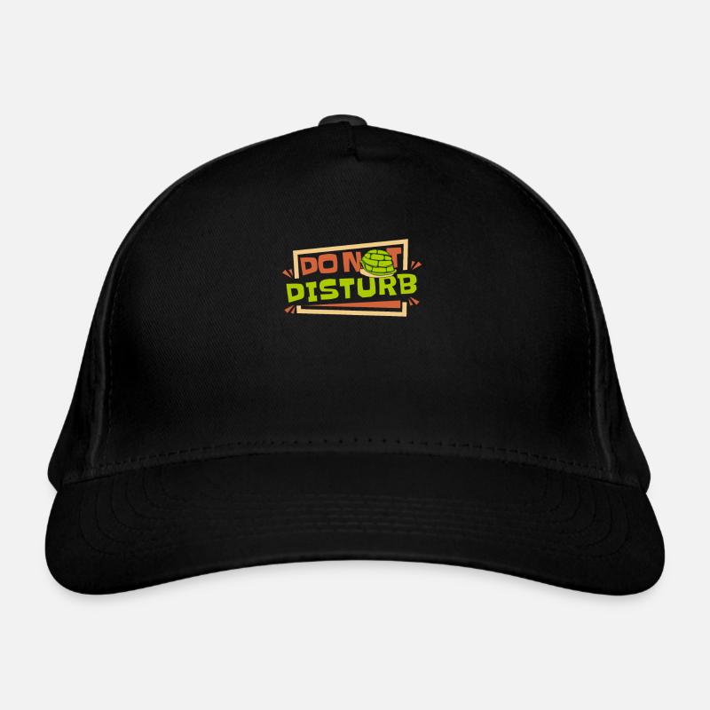 Don't Disturb Water Turtle Tortoise Organic Baseball Cap