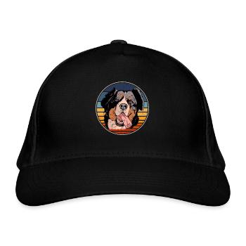 Berner Sennenhund - Bio-Baseballkappe - Schwarz - Vorne
