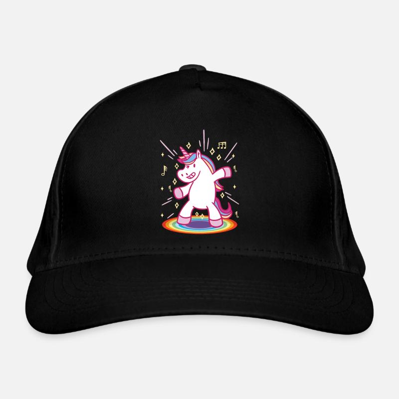 Einhoren Tanzen geburstag geschenk Bio-Baseballkappe