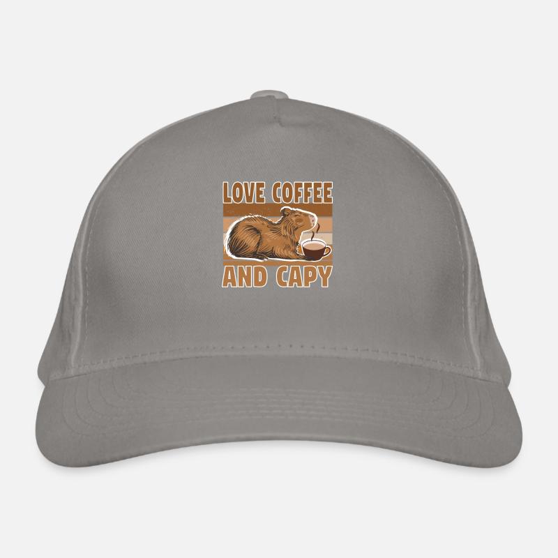 Capybara Capybara Café Cappybara Fans Casquette classique bio