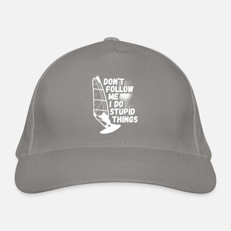 Don't follow me, I windsurf Organic Baseball Cap