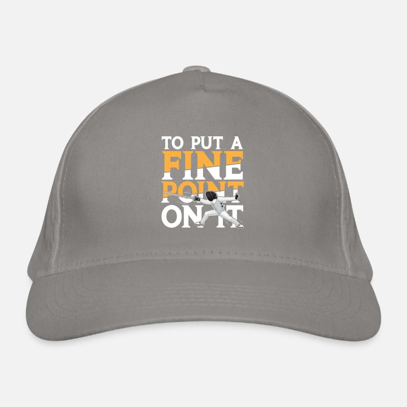 To Put A Fine Point On It Bio-Baseballkappe