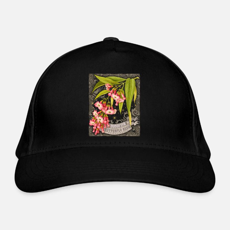 Papillon lilas ancienne illustration botanique Casquette classique bio