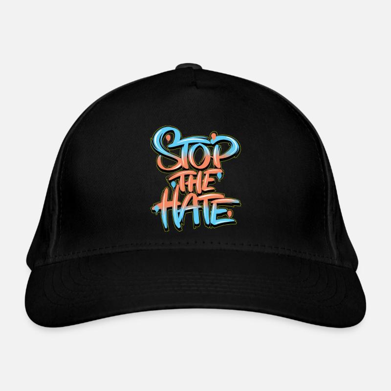 Stop the hate Bio-Baseballkappe
