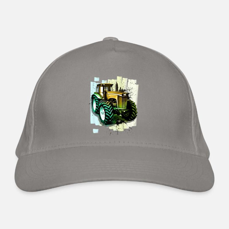 Tractor Farmer Agriculture Organic Baseball Cap