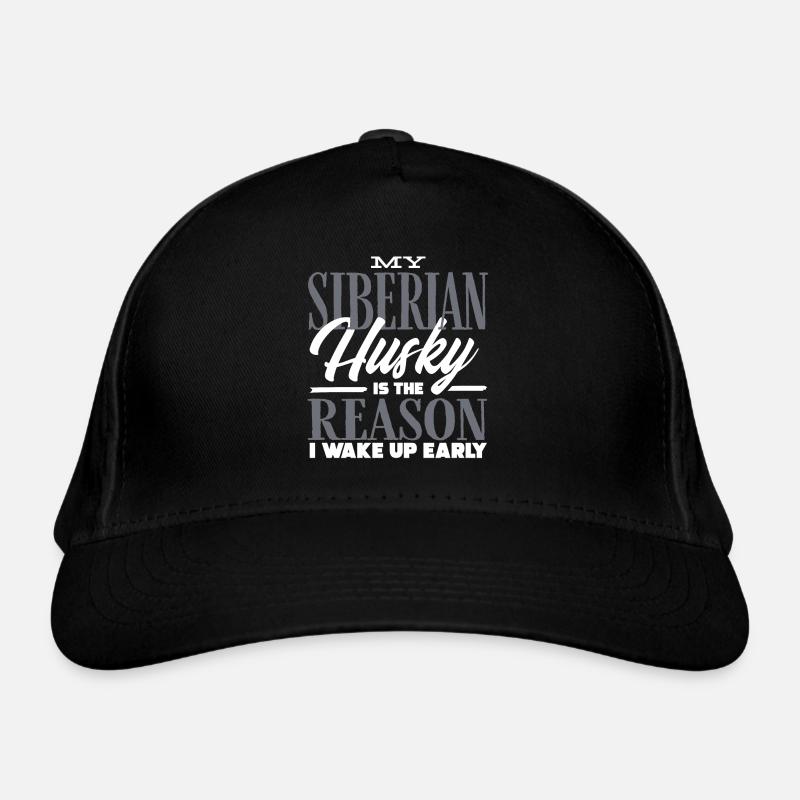 Siberian Husky Organic Baseball Cap