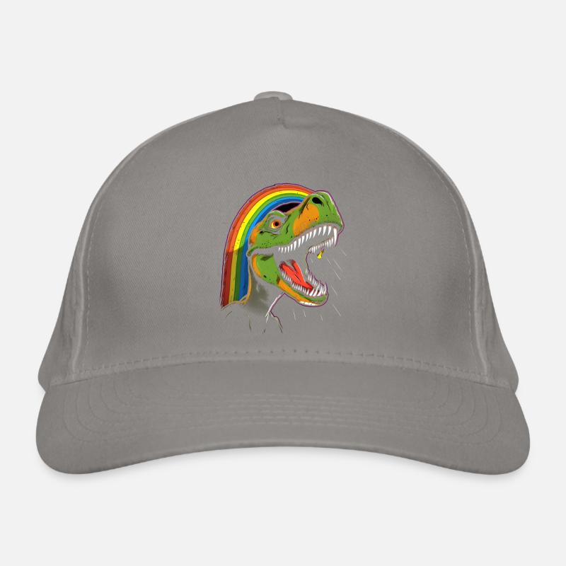 Regenbogen Tyrannosaurus Bio-Baseballkappe